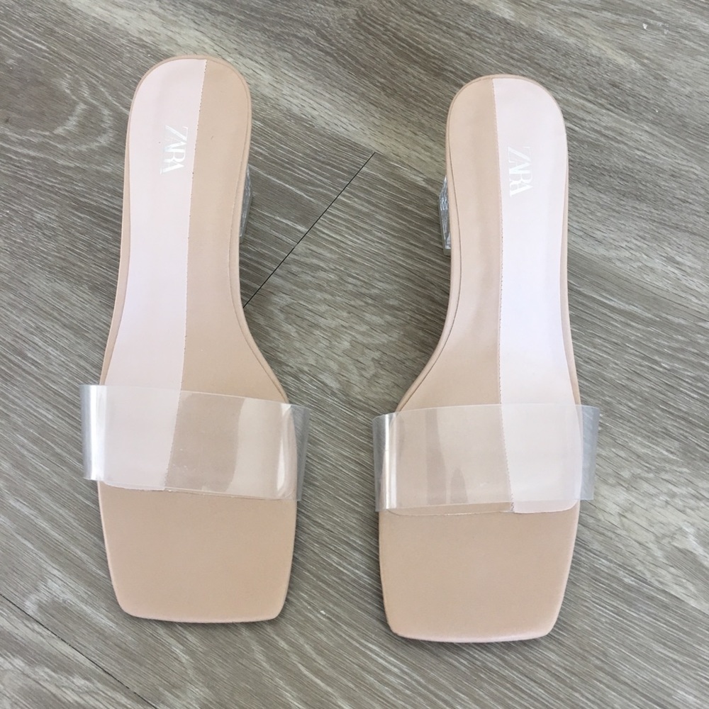 Zara Clear Heels
